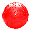 Мяч гимнастический с шипами для фитнеса 65см (красный) L 0565b