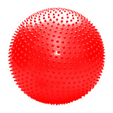 Детальное изображение Мяч гимнастический с шипами для фитнеса 65см (красный) L 0565b 