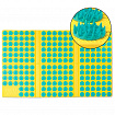 Акупунктурный аппликатор (коврик 6-ти секционный) желтый Fosta F 0120