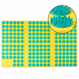Детальное изображение Акупунктурный аппликатор (коврик 6-ти секционный) желтый Fosta F 0120 