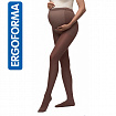 Колготки компрессионные Ergoforma для беременных 1 класса компрессии, коричневые 113