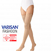 Чулки компрессионные Varisan Fashion 2 класса компрессии с закрытым носком, нормальные, бежевые V-F24N9