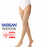 Детальное изображение Чулки компрессионные Varisan Fashion 2 класса компрессии с закрытым носком, нормальные, бежевые V-F24N9 