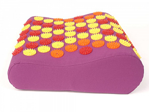 Аппликатор Кузнецова (подушка) фиолетовый с разноцветными иголками F 0106 _3