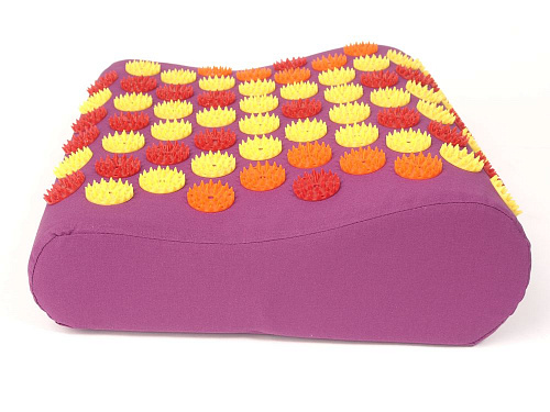 Аппликатор Кузнецова (подушка) фиолетовый с разноцветными иголками F 0106 _3