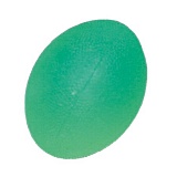 Детальное изображение Мяч для тренировки кисти яйцевидной формы полужесткий зеленый Ортосила L 0300М 