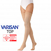 Чулки компрессионные Varisan Top 1 класса компрессии с открытым носком, нормальные, бежевые VT2-6A3N9