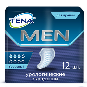 Прокладки урологические TENA мужские, уровень 1, 12 шт._1