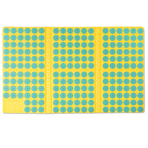 Акупунктурный аппликатор (коврик 6-ти секционный) желтый Fosta F 0120_1