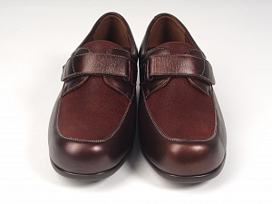 Туфли женские коричневые MD 89-111 _3