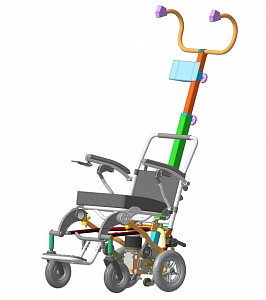 Лестничный подъемник с инвалидным креслом "Лама"_5