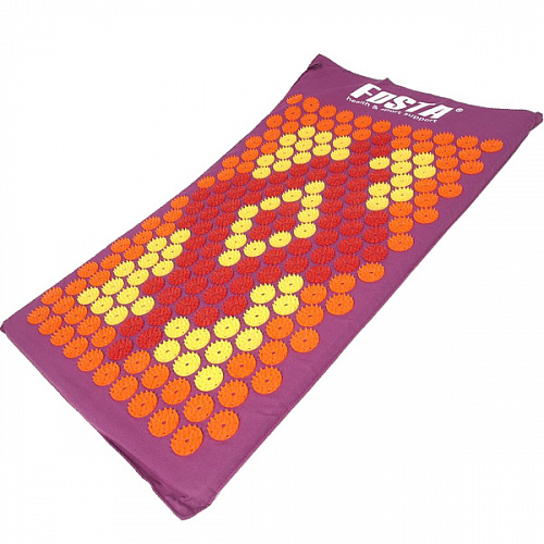 Аппликатор Кузнецова (коврик массажный) фиолетовый с разноцветными иголками F 0102 _1