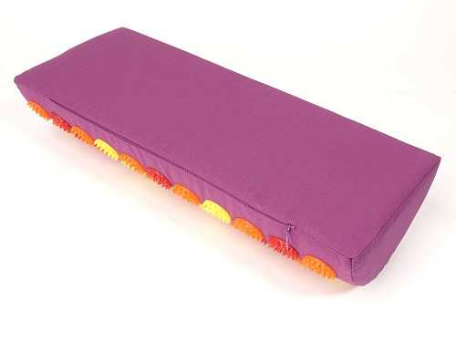 Аппликатор Кузнецова (валик массажный) фиолетовый с разноцветными иголками F 0103_4