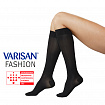 Гольфы компрессионные Varisan Fashion 1 класса компрессии, с закрытым носком, короткие, черные V-F23E1