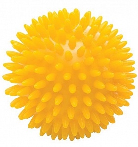 Мяч массажный желтый ОРТОСИЛА L 0108, диам. 8 см_1